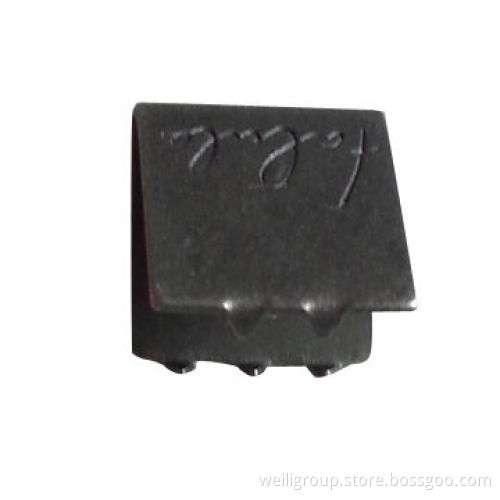 Metal clip, made of brass